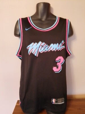 £7.99 • Buy Nba Nike Miami Heat Dwayne Wade #3 Adult 50 In Fair To Good Condition