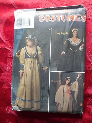 Simplicity 8192 Renaissance Medieval Dress Costume Pattern Size 16 18 20 Uncut • $9