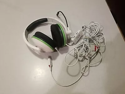 Turtle Beach Ear Force XL1 Gaming Headset White & Green For Xbox 360 • $14.99