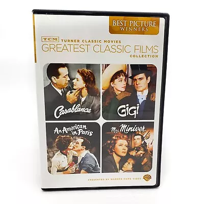 Casablanca GIGI An American In Paris Mrs Miniver Best Picture Oscar TCM DVD Good • $4.99
