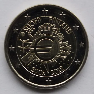  FINLAND - 2 €  Common Commemorative Euro Coin 2012 TYE Uncirculated • $5.95