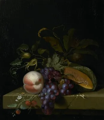 Oil Painting Handpainted On Canvas  Still Life With Fruit  • $81