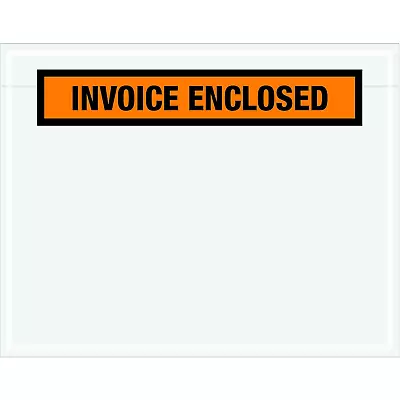 TLPL23  Invoice Enclosed  Envelopes Panel Face 7  X 5 1/2  Orange (Pack Of 10 • $99.99
