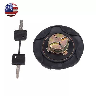 Black Fuel Tank Gas Cap W/ 2 Keys Fit For 1980-1985 Volkswagen Vanagon 2.0L New • $19.65