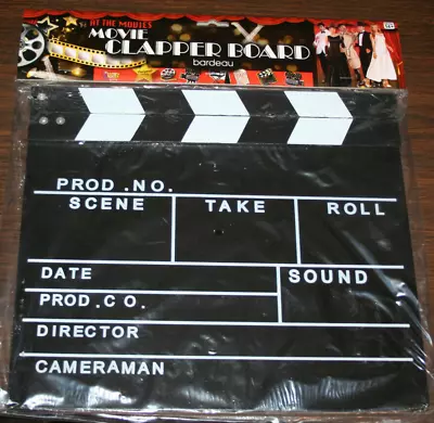 Movie Clapper Board XL Functional Video Production Time Stamp Tool Gift • $18.30