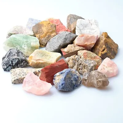 £22.99 • Buy Rough Mixed Crystals Various Mineral Raw Natural Stone Chakra Reiki Gift 3-6cm