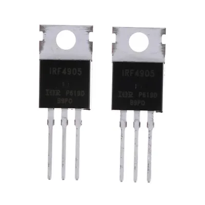 10pcs IRF4905 IRF4905PBF Power MOSFET 74A 55V P-Channel IR T_x$ • $2.81