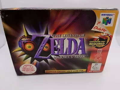 Nintendo N64 Zelda Majora's Mask Limited Edition Aus Pal Version  • £350