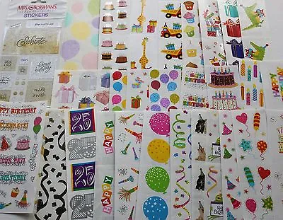 Mrs. Grossman Sticker Sheet You Choose - Birthday Party Anniversary Celebration • $2.62