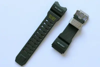 Casio G-Shock Mudmaster GWG-1000 Watch Band Strap Khaki Japan • $53