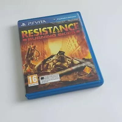 Resistance Burning Skies For Sony PS Vita In Very Good Condition CIB Complete • $59.02