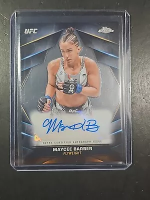 2024Topps Chrome UFC Maycee Barber Auto CVA-MBA  • $39.99