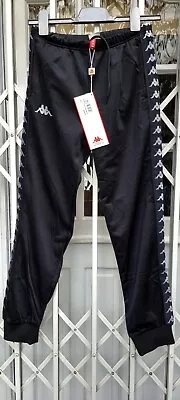 Bnwt Kappa Tracksuit Bottoms Black & White Size Xs 8 Brand New  • £25