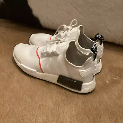 $39.99 • Buy Adidas NMD R1 Mens Size 8 Cloud White Solar Red Carbon Black 