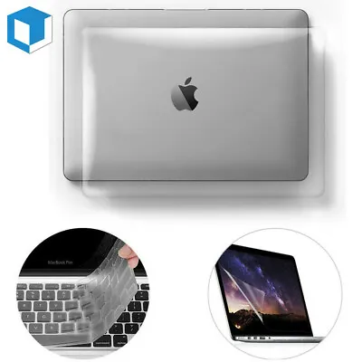 Crystal Clear Glossy Shell Hard Case Cover Fr MacBook Air/Pro 13 15 16  M1 M2 M3 • $13.99