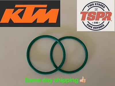 2 X Ktm Exhaust O Ring Viton 125 200 250 300 Pipe Exc Same Day Despatch • $10.99
