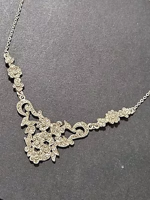 Vintage Marcasite Necklace. • $69.95