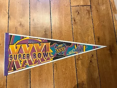 1996 NFL Green Bay Packers Super Bowl XXXI Champs Pennant Brett FAVRE 30  • $12.99