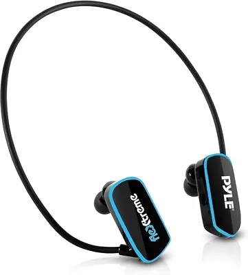 Pyle Waterproof MP3 Player Swim Headphone - Submersible IPX8 Flexible • $33.99