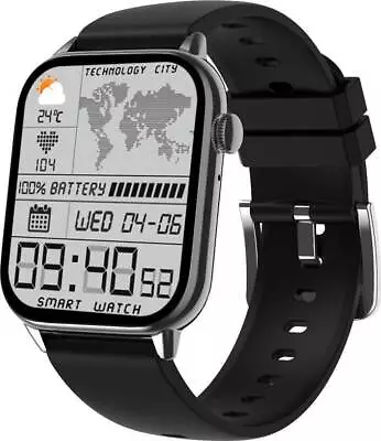 Pebble Cosmos Ultra Smartwatch 1.91 Display BT Calling 600 Nits (Free Size) • $95.87