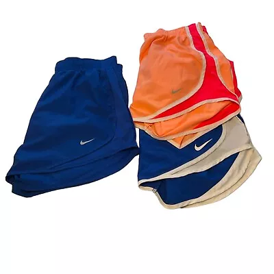 Nike Dri-Fit Running Athletic Training Gym Shorts Women's Size L (Lot Of 3) • $39.99