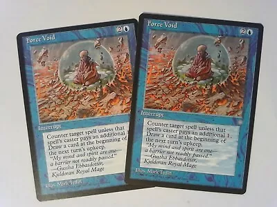 2x Force Void	 Ice Age - Magic The Gathering MTG - Blue • $1.99