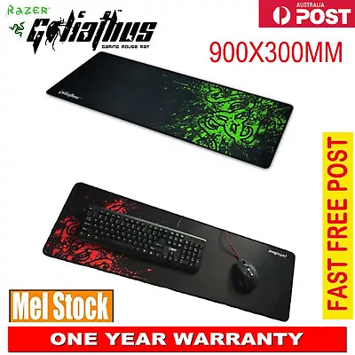 Extra Large Size Gaming Keyboard Mouse Pad Desk Mat Razer PC Laptop Mouse Pad AU • $14.49