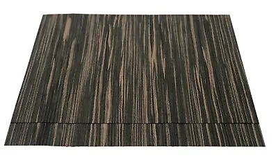 Composite Macassar Ebony Wood Veneer 1/42 Thick. 2 Sheets (18” X 23”) 5.5 Sq Ft • $24.99