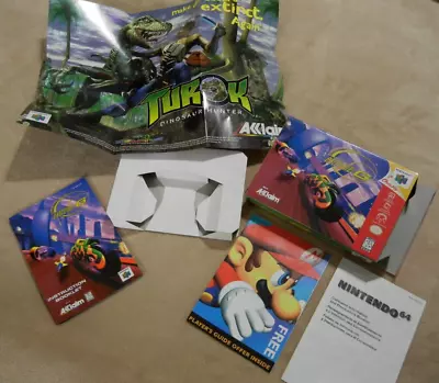 Nintendo 64 EXTREME-G Empty Box With Instructions Poster And Inserts NEAR MINT! • $42.50