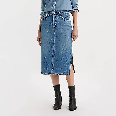 Levi's Women's Side Slit Skirt - Artist Divided 34 • $18.99