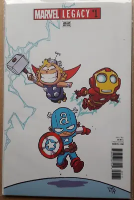 Marvel Comics Marvel Legacy #1 November 2017 Skottie Young Variant Cover • £8