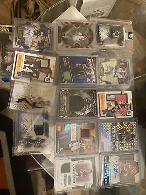$28 • Buy Panini Football 20 Card Lot Burrow Pickett  Rc Autos Numbered, Prizms Patches