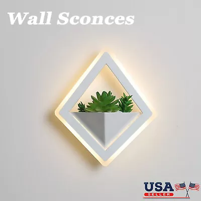 Nordic LED Wall Sconces Modern Green Creative Plant Wall Light Aisle Wall Lamp  • $36.36