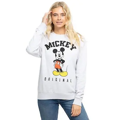 Mickey Mouse Ladies Sweatshirt Hello Original Jumper Disney Official • £17.99