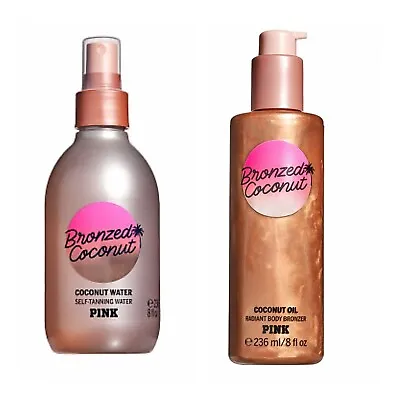 Victoria's Secret PINK Bronzed Coconut Self-Tanning Water And Body Bronzing • $49.99