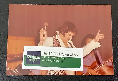 Elvis June 1975 Jackson Mississippi  Candid Audience Photo / Signed Sean Shaver • $10