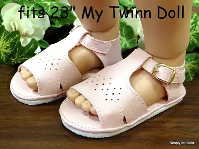 **SALE** PINK Classic DOLL SANDALS Fits 23  MY TWINN DOLL SHOES • $2.98