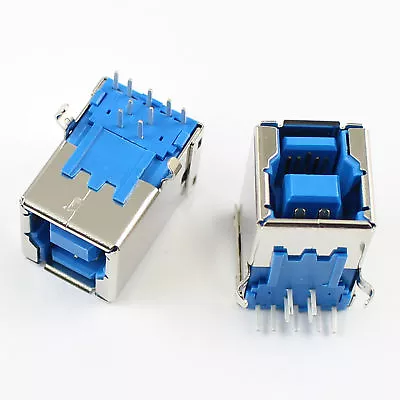 $3.99 • Buy 5Pcs USB 3.0 Female B Type 9 Pin DIP Right Angle PCB Connector For Printer Port