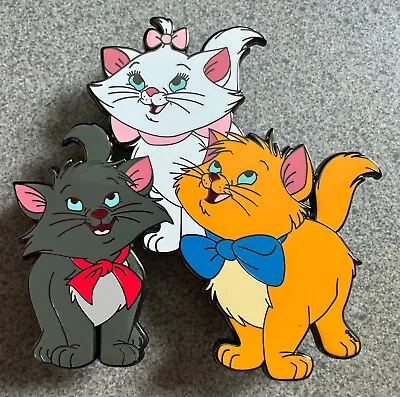 Pin Aristocats Marie Toulouse Berlioz 3 Inch Jumbo Fantasy Limited Edition Cats • $17.99