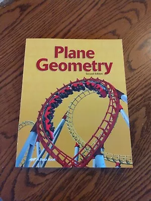 Abeka Plane Geometry 2nd Edition Student Textbook Homeschool Math 95370007 • $14.95