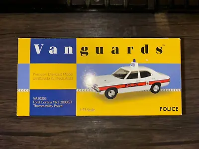 Corgi Vanguards VA10305 Ford Cortina Mk3 2000GT Thames Valley Police (##) • £30