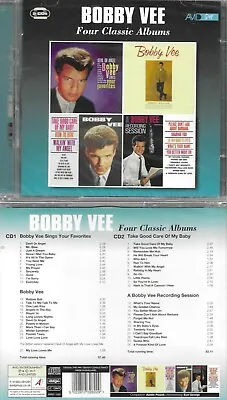$7 • Buy Bobby Vee-4 Lps On2 Cds-devil Or Angel/take Good Care/rec. Session/1st Lp-new