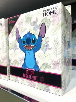 £16.99 • Buy Disney Primark Stitch Night Light Bedside Lamp BATTERY OPERATED