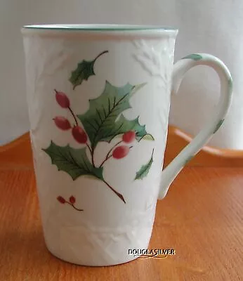 Mikasa Seasons Holly China 4 5/8  Cappuccino Cup Pristine • $15.99