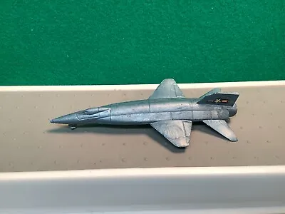 Marx Metallic Blue X-15 Experimental 1960s Vintage Airport Military Playset Jet • $7