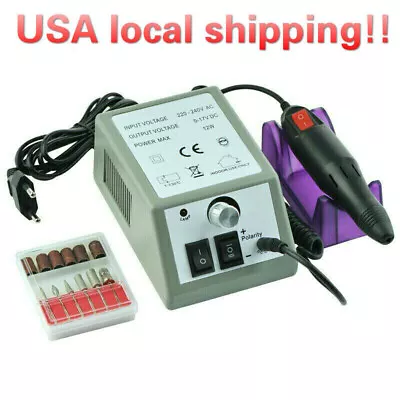 Electric Nail File Drill Manicure Machine Art Acrylic Pedicure Tool Set Kit USA • $16.99