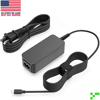 45W Type-C USB-C Laptop Charger For HP Chromebook Lenovo Dell Samsung Switch • $9.95