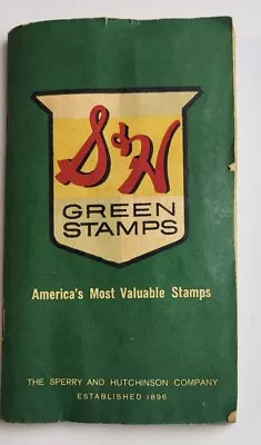  1962 S & H Green Stamps And 1966 Top Value Saver Stamps Books  • $15