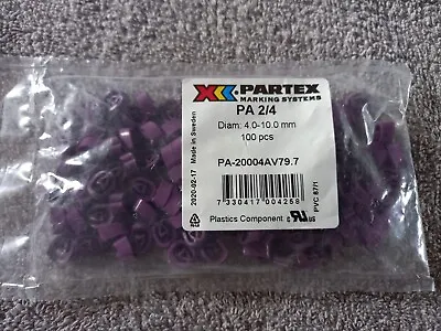 Partex PA 2/4 Cable Markers - Numbers 7 (200 Pieces) • £3.50