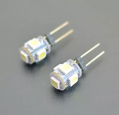 $12.99 • Buy 6xNew G4 12V Cool White 5 SMD LED Marine Boat Camper 5050 RV Light Bulb Lamp DC